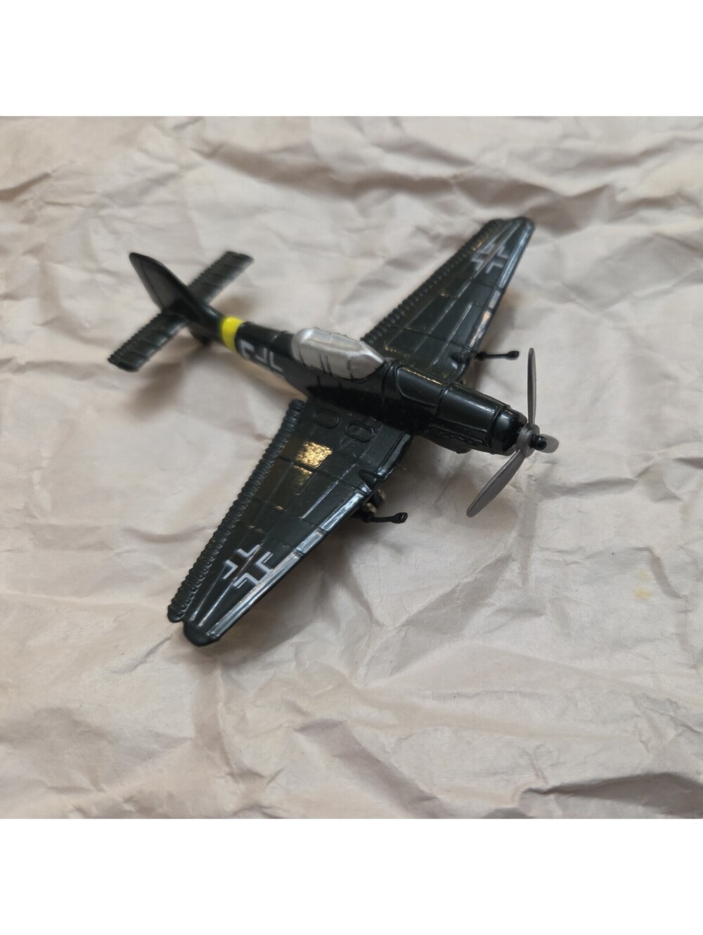 Vintage Dyna Flites A101 Junkers JU 87 Stuka Green 1:144 Diecast Airplane